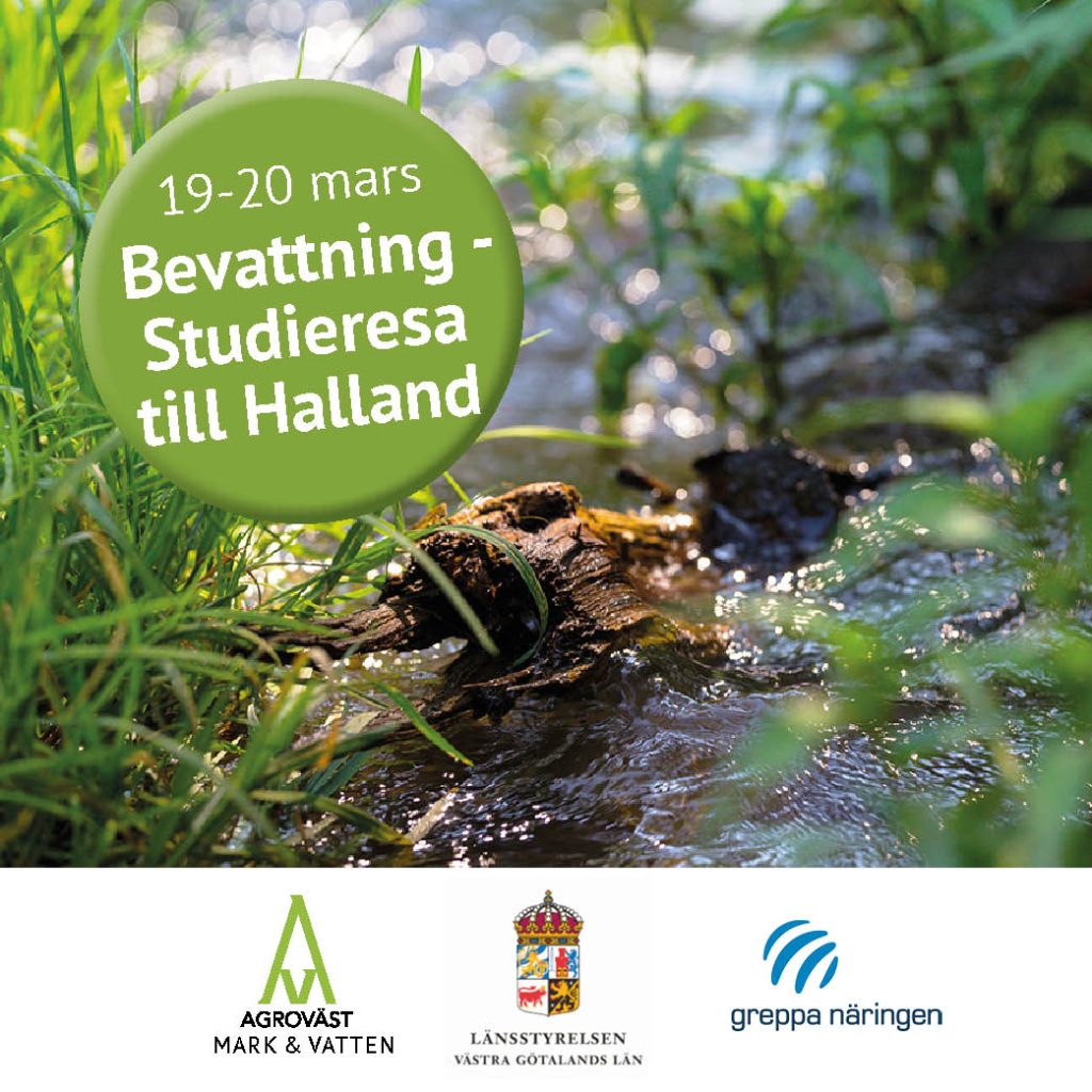 Bevattningsresa - Mark o vatten | Agroväst