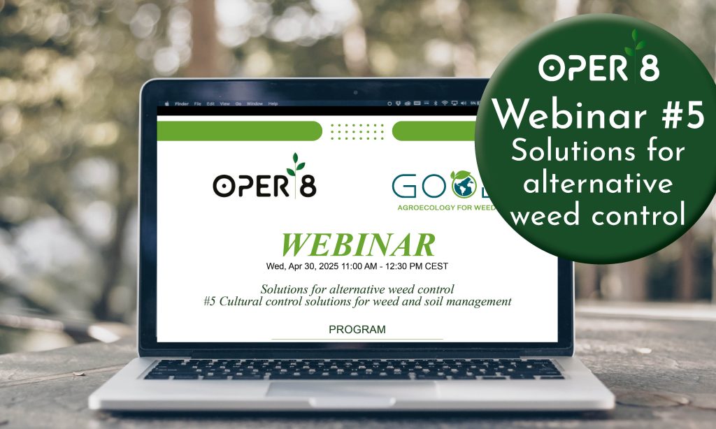 webinar #5 Alternative weed control | Oper8