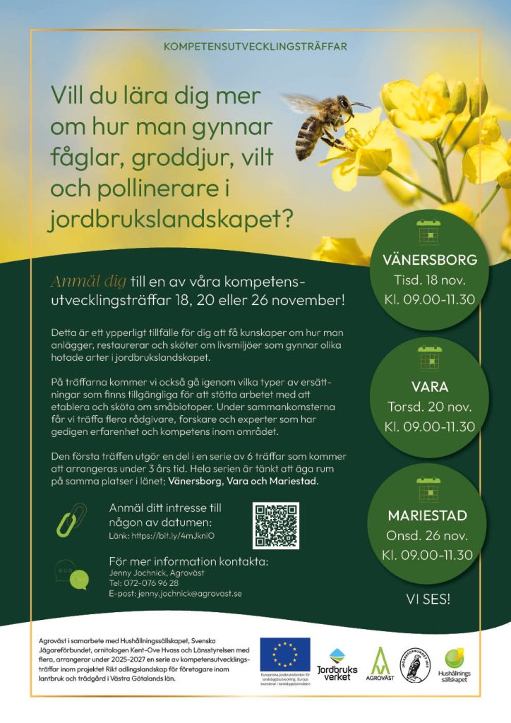 A4 leaflet Kompetensutvecklingsträff