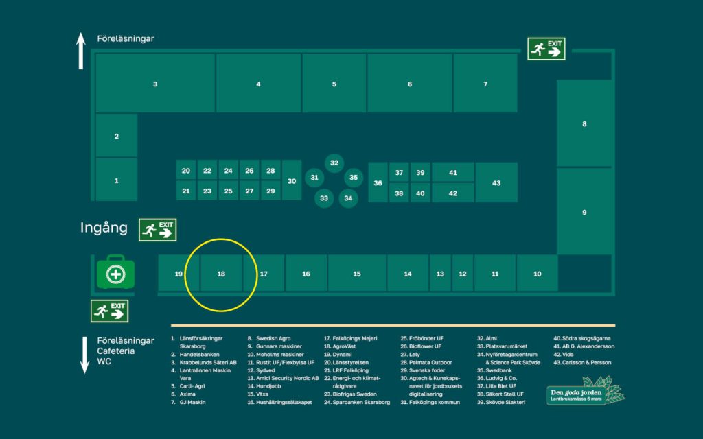 2026-02 Mässa Den goda jorden - monter nr 18| Agroväst
