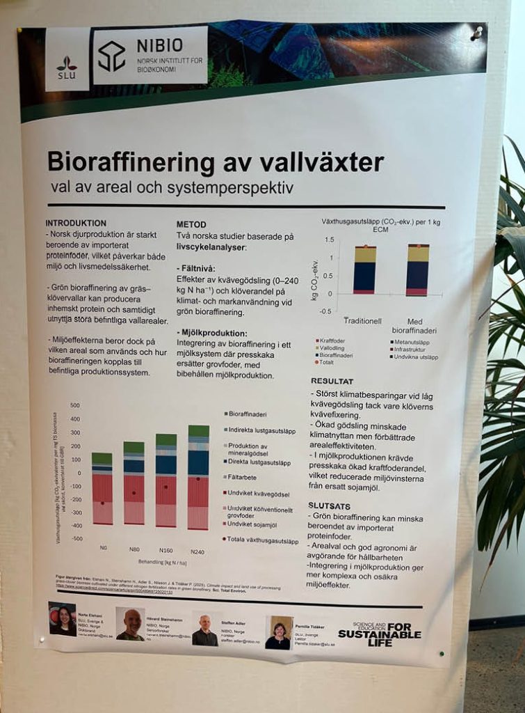 Poster Bioraffinering av vallväxter - SLU