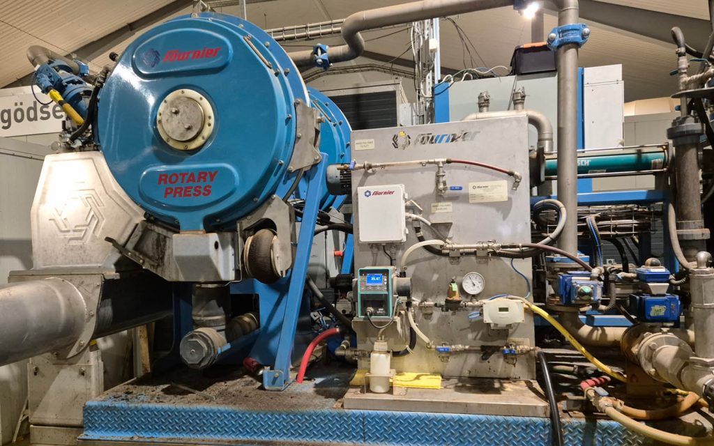 Press och filtreringsanläggningen hos Jan Jönsson-foto T Johansson Agroväst