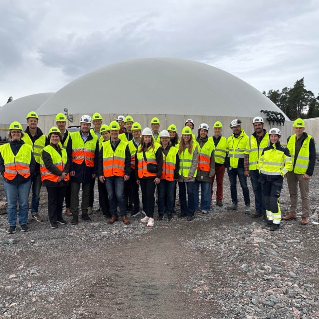 Studiebesök besök hos Biogas Västra Skaraborg AB